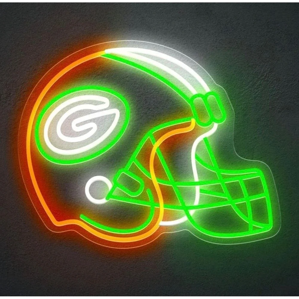 Green Bay Packers LED Neon Sign For Bar, Porch, Garage, Mancave 14 Inch